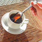 Teaspoon Set of 12, E-far 6.7 Inch Stainless Steel Spoons for Kitchen or Restaurant, Non-toxic & Mirror Polished, Scalloped Edge & Dishwasher Safe