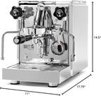 Diletta Bello Espresso Machine | Heat Exchanger | E61 | Manual Control | 3 Liter | Made In Italy | (Stainless Steel)
