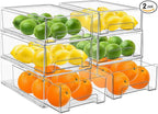 Sorbus Medium Clear Storage Drawers (6 Pack)