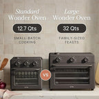 Our Place Large Wonder Oven | 6-In-1 Toxin-Free Air Fryer & Toaster with Steam Infusion | Family-Sized 32QT, 1700W Countertop Design | Includes Bake Tray, Fryer Basket, Large Racks | Spice