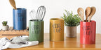 DII Kitchen Accessories Retro Collection, Ceramics, Utensil Holder, Honey