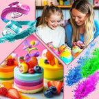 Food Coloring Powder - 15 Bright Colors Flavorless Food Dye, High Concentrated Upgraded Food Coloring for Icing, Baking, Cake Decorating, Cooking, Frosting - 5g/bottle