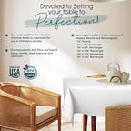 Quality Table Pad Protector, Superior Protection from Spills, Scratches & Heat - Reusable Vinyl Table Cloth with Cushion Flannel Backing (108" L x 54" W)