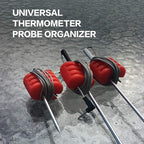 Universal Slicon Pot Clip/Cup Clip for Temperature Probe of Deep Fryer,Candy Pot, Probe Organizer (Pack of 2)