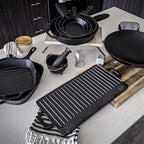 Backcountry Iron 12 Inch Round Large Pre-Seasoned Cast Iron Skillet