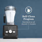 Vitamix Ascent Series X5 Blender with 10 Blending Programs, Self-Cleaning Program, Professional-Grade Blender for Smoothies, Soups and More, Stainless-Steel Blades, 48 Oz Container, Graphite