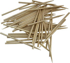 1000 Count | KingSeal Natural BAMBOO Heavy Weight Meat Skewers, Kebab Sticks, City Chicken, 4.5 Inches x 3.8mm, Bulk Pack - 1 Box of 1000