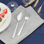 36-Piece Tea Spoons Set - 5.9" Stainless Steel Tea Spoon Silverware, Durable Small Spoons, Cost-effective Teaspoon Set of 36 for Home Kitchen Restaurant - Mirror Polished, Dishwasher Safe