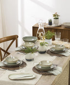 Oneida 897206 Organic Shades 2-Piece Serving Set, Green