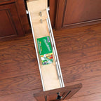 Rev-A-Shelf 5" Pullout Wooden Bakeware Organizer Shelf for Base Kitchen Cabinets w/ Soft-Close and 100 Pound Ball-Bearings, 447-BCBBSC-5C