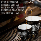 Stone Street Knee Buckling Espresso Coffee, Ground, High Caffeine Blend, Dark Roast, 2 LB
