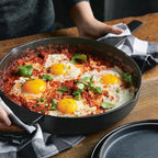 KitchenAid 48395 Seasoned Cast Iron Frying Pan/Skillet, 12 Inch - Black