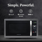 Farberware FMWO11AHTBKB 1.1 Cu. Ft. Countertop Microwave Oven, Stainless Steel