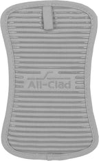 All-Clad Premium Pot Holder & Hot Pad: Heat Resistant to 500 Degrees - 100% Cotton, 10"x6.25" Hot Pad for Kitchen and Barbeque, (1-Pack), Titanium