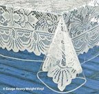 Home Bargains Plus Hotel Quality Crystal Clear Vinyl Tablecloth Protector, 6 Gauge Heavy Duty Thick Vinyl Super Clear Tablecloth Covers (60" x 84" Oblong)