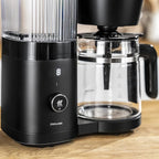 ZWILLING Enfinigy Glass Drip Coffee Maker 12 Cup, Awarded the SCA Golden Cup Standard, Black