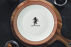Harry Potter Gryffindor Porcelain 16 piece Dinnerware Set for 4 - Includes 4 Dinner Plates, 4 Salad Plates, 4 Bowls and 4 Mugs
