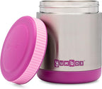 Yumbox Zuppa Leak-Proof Insulated Food Jar, 14 oz (1.75 cups), Triple Insulated Stainless Steel, Keeps Food Hot for 6 Hours, Cold for 12 Hours, Wide Mouth with Removable Utensil Band, Bijoux Purple
