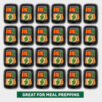 Freshware Meal Prep Containers [150 Pack] 1 Compartment with Lids, Food Storage Containers, Bento Box, BPA Free, Stackable, Microwave/Dishwasher/Freezer Safe (24 oz)