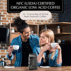 Lifeboost Organic Espresso Beans Whole - Non-GMO Low Acid Single Origin Organic Espresso Coffee - Third Party Tested For Mycotoxins & Pesticides - Whole Bean - 12 Ounces, Pack of 3