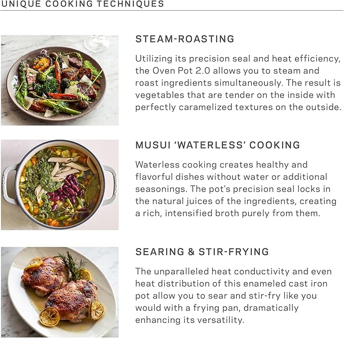 Vermicular Oven Pot 2.0 | Lightweight Enameled Cast Iron Pot | 14cm (1 Qt) | Non-Toxic | Induction-compatible | Dutch Oven | Made in Japan | Hazelnut Brown