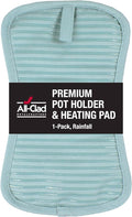 All-Clad Premium Pot Holder & Hot Pad: Heat Resistant up to 500 Degrees - 100% Cotton, 10"x6.25" Hot Pad for Kitchen and Barbeque, 1-Pack, Rainfall