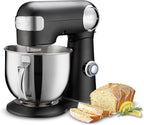 Cuisinart Stand Mixer, 12 Speed, 5.5 Quart Stainless Steel Bowl, Chef’s Whisk, Mixing Paddle, Dough Hook, Splash Guard w/ Pour Spout, Poppy Seed, SM-50PSNAS