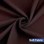 homing Rectangle Table Cloth Cover, Waterproof Polyester Elastic Fitted Tablecloth, Fits for 6 Foot Folding Tables, Washable Table Protector for Fall, Thanksgiving, Harvest Party (Coffee, 30" x 72")