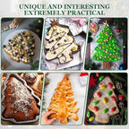 Gatuida Silicone Christmas Tree Cake Mold, Green Non-stick Baking Pan for Diy Holiday Desserts, 11. 81 X 8. 07 X 1. 85 Inches