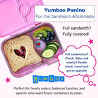 Yumbox Panino Leakproof Bento Lunch Box Container for Kids & Adults (Lavande Purple Unicorn)