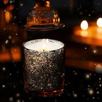 10 OZ Thick Candle Jars for Making Candles 15 Pcs, Empty Jars with Wood Lids for Candle Making, Sample Container, Gold