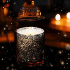 10 OZ Thick Candle Jars for Making Candles 15 Pcs, Empty Jars with Wood Lids for Candle Making, Sample Container, Rose Gold