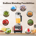 Blenders for Kitchen 1800W Powerful Smoothie Blender 70 Oz Large Capacity and BPA-Free Containers with To-Go Cup Countertop Blender for Smoothies, Ice Crushing & Frozen Drinks
