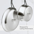 KitchenAid 5-Ply Clad Polished Stainless Steel Fry Pan/Skillet, 12.25 Inch
