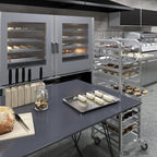 13 in. x 18 in. 19 Gauge Half Size Aluminum Bun. / Sheet Pan. Pack of 12