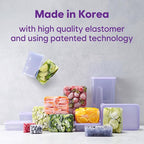 Freezer Storage Containers, 10 Pcs Assorted Containers with Lids Value Pack│Flexible even when frozen│Freezer safe│Anti-freezer burn│BPA-free│Stackable│Made in Korea