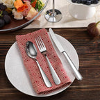 KEAWELL Premium Louise Spoons Set, Set of 4, 18/10 Stainless Steel, Exceptional mirror finish, Dishwasher Safe (7.6" Dinner Spoon)