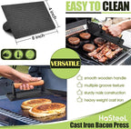 HaSteeL 16PCS Griddle Accessories Set, Stainless Steel Flat Top Grilling Tools Kit with Enlarge Spatula Scraper Basting Cover Burger Press for Outdoor Barbecue Teppanyaki Cooking, ABS Handle