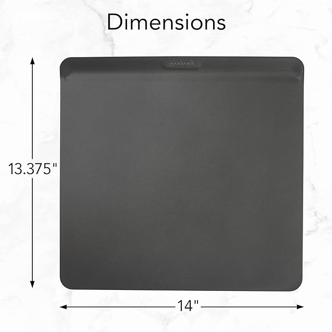 GoodCook AirPerfect Nonstick Air Insulated Cookie Sheet, 14" x 12", No Burning, Gray