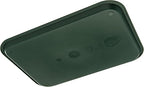 Carlisle FoodService Products CT121608 Café Standard Cafeteria / Fast Food Tray, 12" x 16", Forest Green
