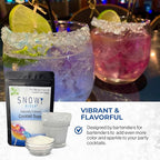 Snowy River Clear, Cocktail & Margarita Sugar Rimmer - Vibrant Color Glass Rimming Sugar with Medium Crystal Texture - 4oz