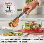Pyrex Simply Store (12-Pack) Glass Food Storage Containers Set, (1, 2, & 3 Cup) Meal Prep Containers With BPA-Free Lids, Dishwasher & Microwave Safe