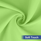 homing Rectangle Table Cloth Cover, Waterproof Polyester Elastic Fitted Tablecloth, Fits for 8 Foot Folding Tables, Washable Table Protector for Picnic, Camping, Outdoor (Lime Green, 30" x 96")