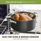 GreenPan 16 Piece Valencia Pro Ceramic Nonstick Cookware Set, PFAS-Free, Induction Ready, Hard Anodized Pots & Pans with Lids, Compatible on All Cooktops, Dishwasher & Oven Safe, Gray
