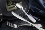 New Star Foodservice 58345 Shell Pattern, 18/0 Stainless Steel, Dinner/Dessert Spoon, 7.5-Inch, Set of 12