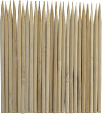 1000 Count | KingSeal Natural BAMBOO Heavy Weight Meat Skewers, Kebab Sticks, City Chicken, 4.5 Inches x 3.8mm, Bulk Pack - 1 Box of 1000