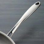 Tramontina Tri-Ply Clad Stainless Steel 3-Quart Sauce Pan with Glass Lid, Induction-Ready, Dishwasher-Safe, NSF-Certified
