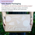 LeGourmet Nonstick Rectangle Baking Pan 9x13 Inch, Ceramic Coating, Non-Toxic, Rust Resistant Aluminized Steel, Perfect Baking Dish for Brownie Cake, Roasting, Lasagna - Rosemary