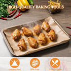 MUCHII 400 Pcs Unbleached Parchment Paper Sheets, 12 x 16 Inch Precut Non-Stick Parchment Sheets for Baking, Cooking, Grilling, Air Fryer, and Steaming