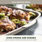 GreenPan Premiere Ovenware Healthy Ceramic Nonstick 18" x 13" Half Rectangular Baking Pan, PFAS-Free, Warp-Free Bakeware, Durable Quick Heating Tray, Oven Safe to 600F, Dishwasher Safe, Taupe
